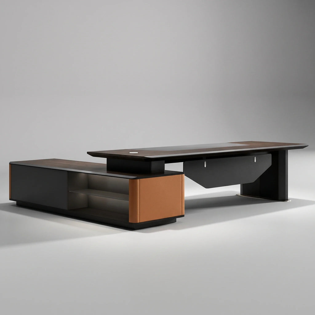Kitley · Modern L-Shaped Executive Desk