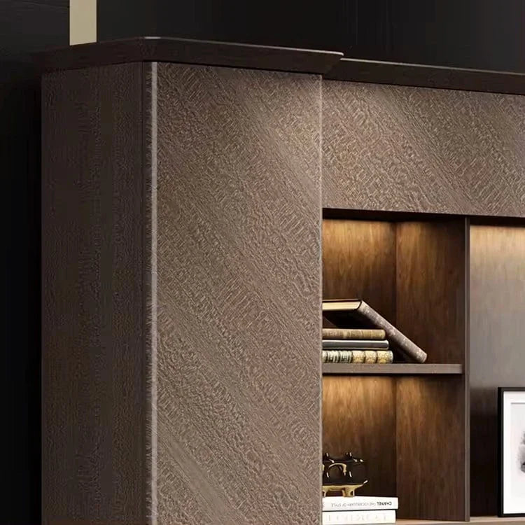 Brandy · Office Shelves w/ Integrated Lighting & Storage