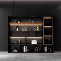 Fulton · Office Shelves w/ Integrated Lighting & Closet Storage