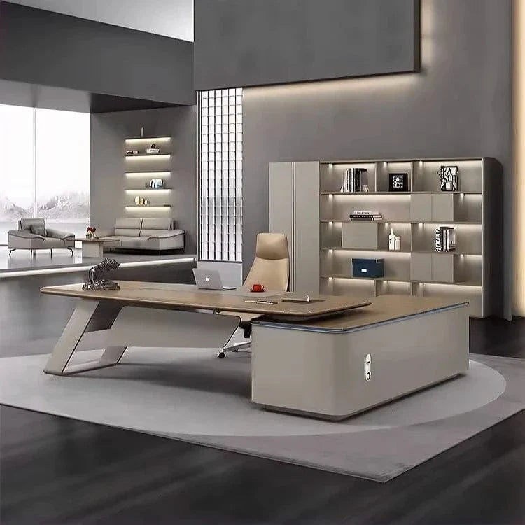 Laurier · Modern L-Shaped Executive Desk