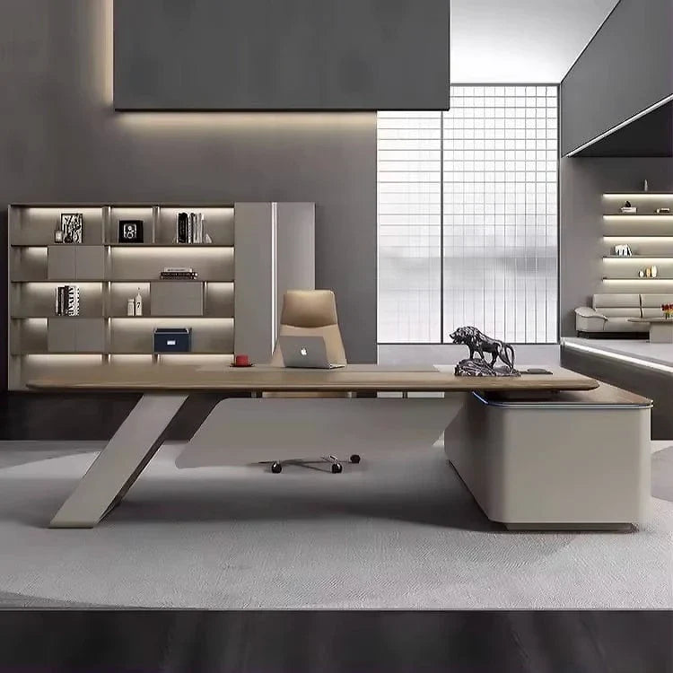 Laurier · Modern L-Shaped Executive Desk