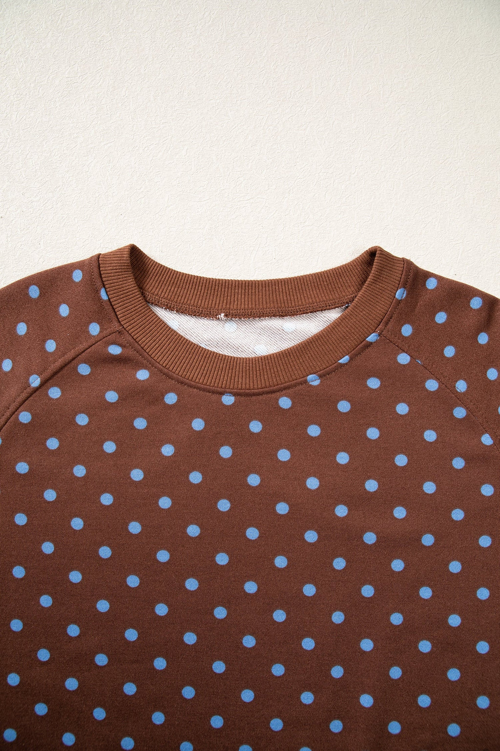 Jane Polka Dot Drawstring Wide Leg Long Sleeve Top Pant Set