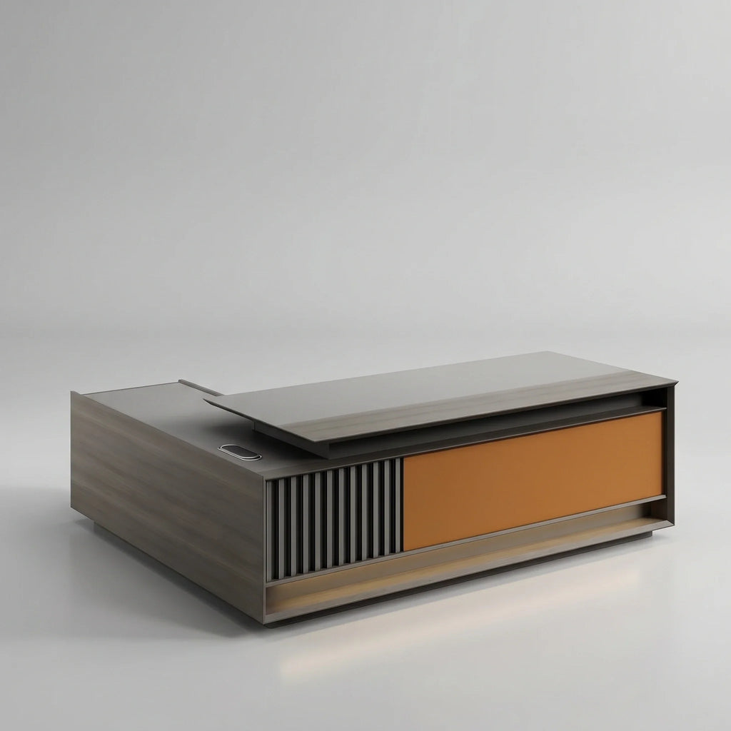 Frazer · Modern L-Shaped Executive Desk