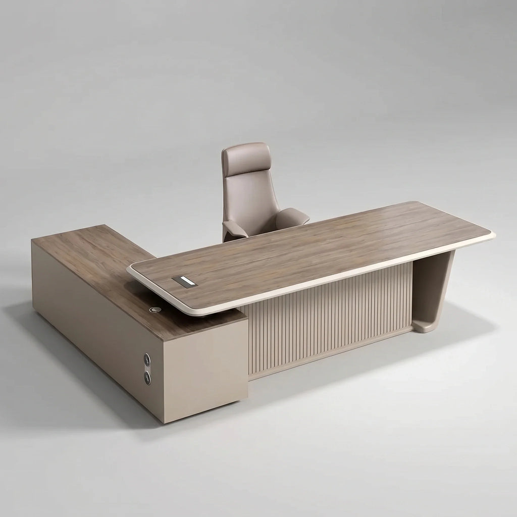 Brimley · Modern L-Shaped Executive Desk