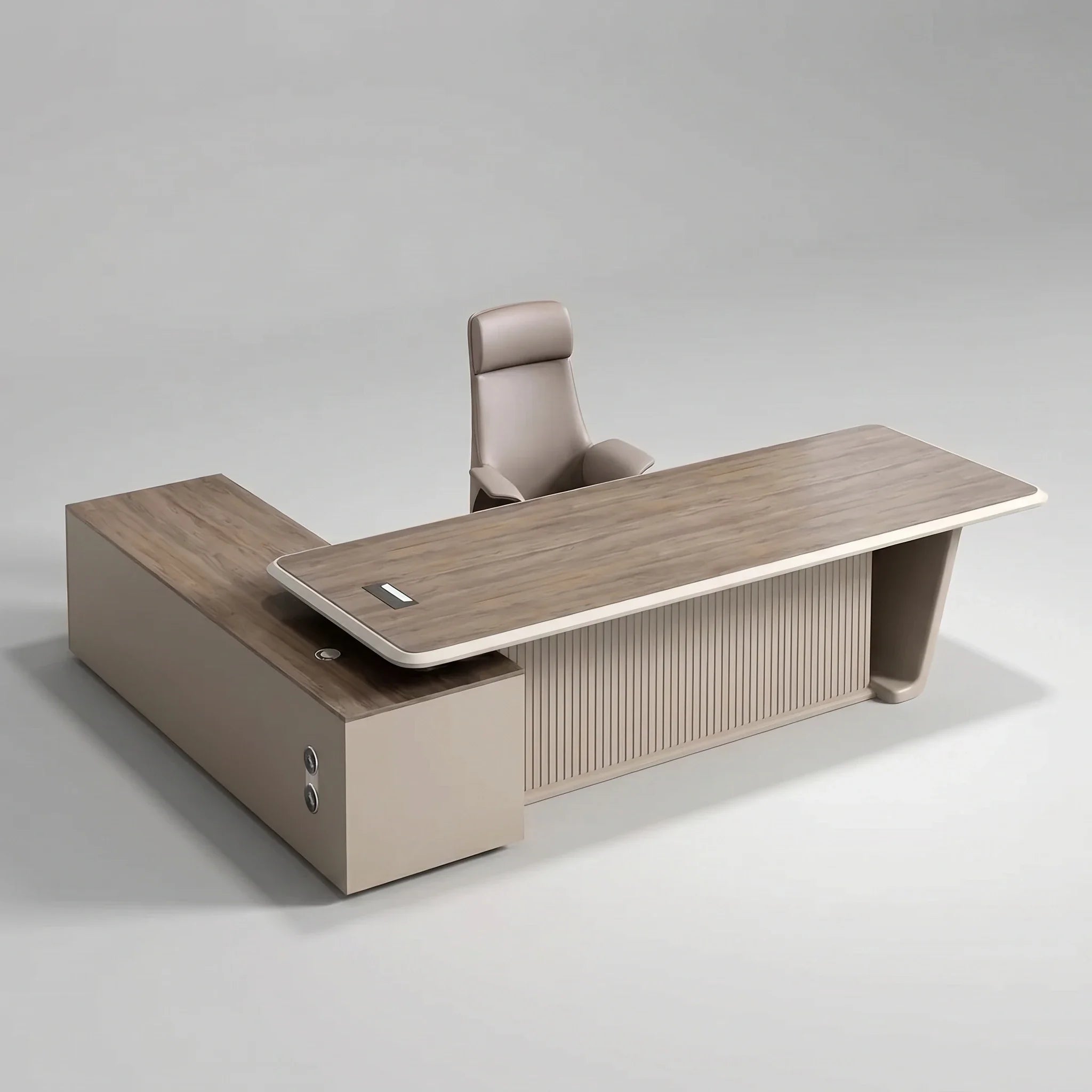 Brimley · Modern L-Shaped Executive Desk