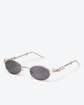 SOLEIL - Black Lenses,Chrome Frame