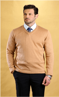 The Caravan Vneck (Sahara Beige)