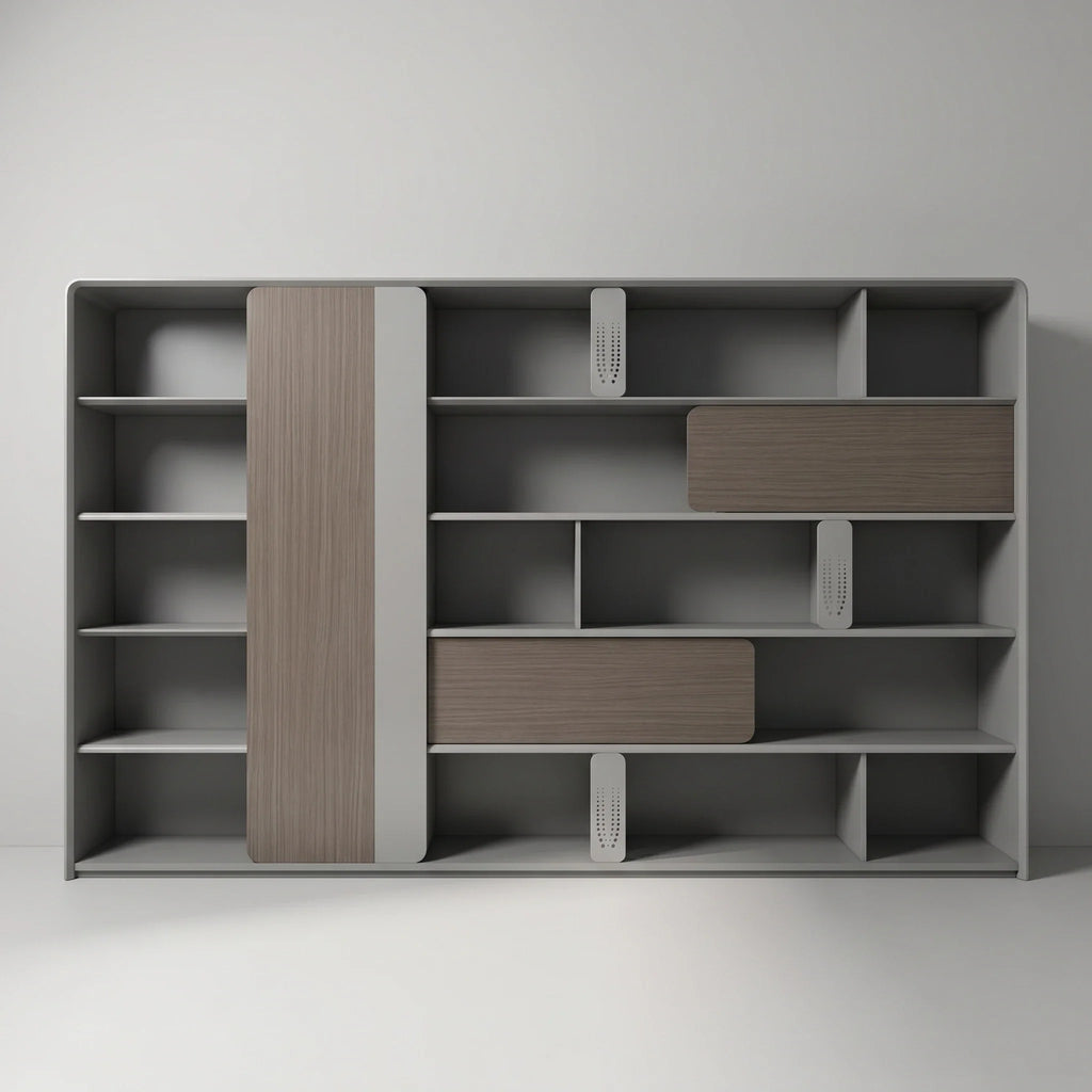 Kaithos · Office Shelves w/ Lighting & Storage
