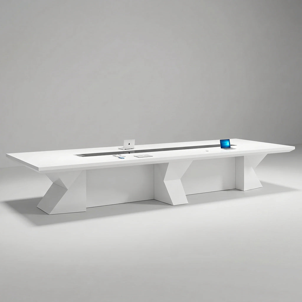 Kendrix · White Conference Room Table