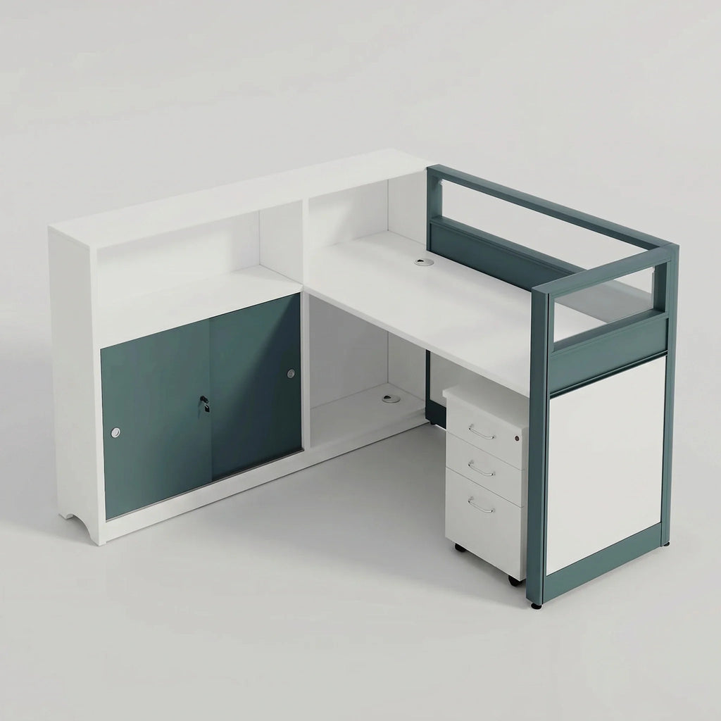 Aisley · L-Shaped Cubicle Workstation