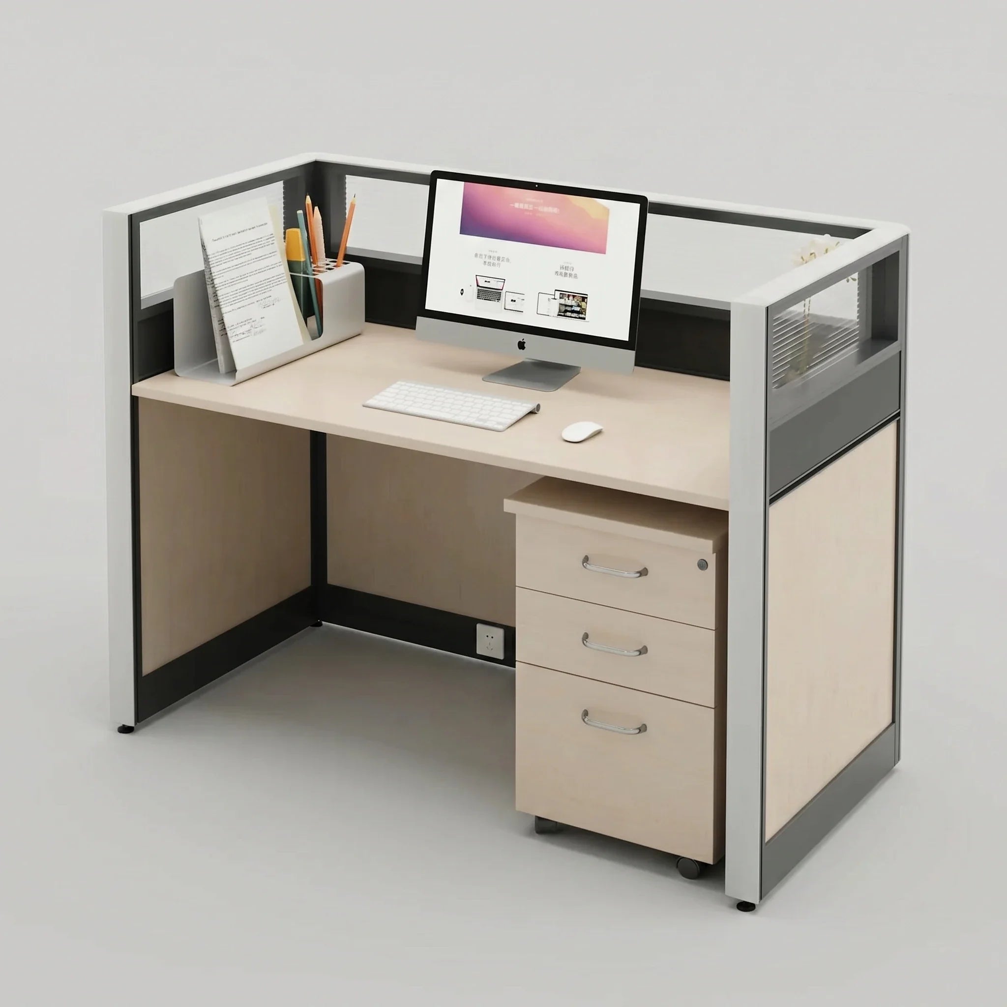 Cruz · Standard Cubicle Workstation
