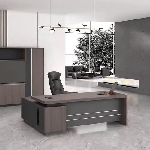 Bristol · Modern L-Shaped Executive Desk