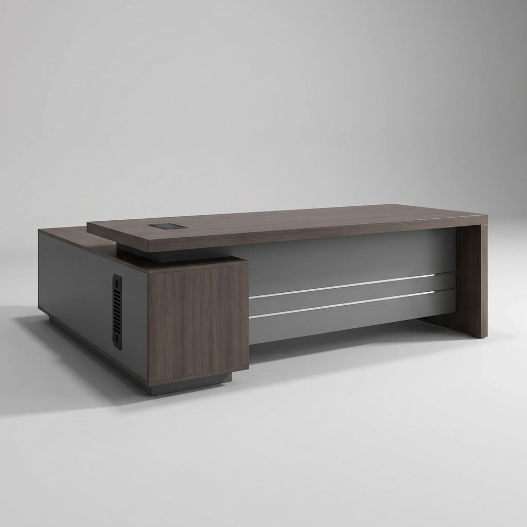 Bristol · Modern L-Shaped Executive Desk