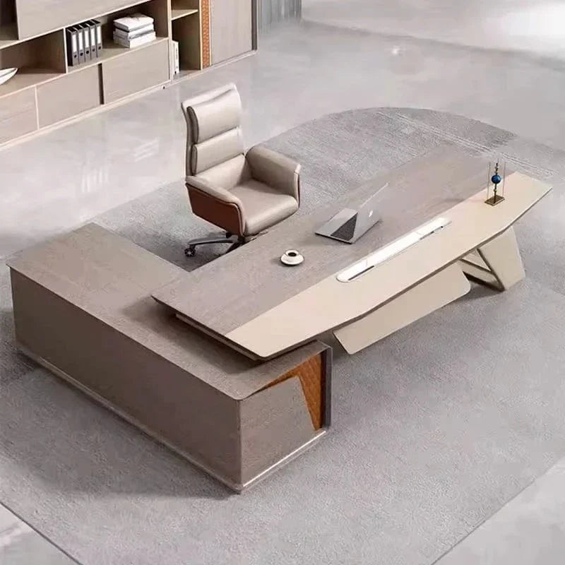 Seguin · Modern L-Shaped Executive Desk