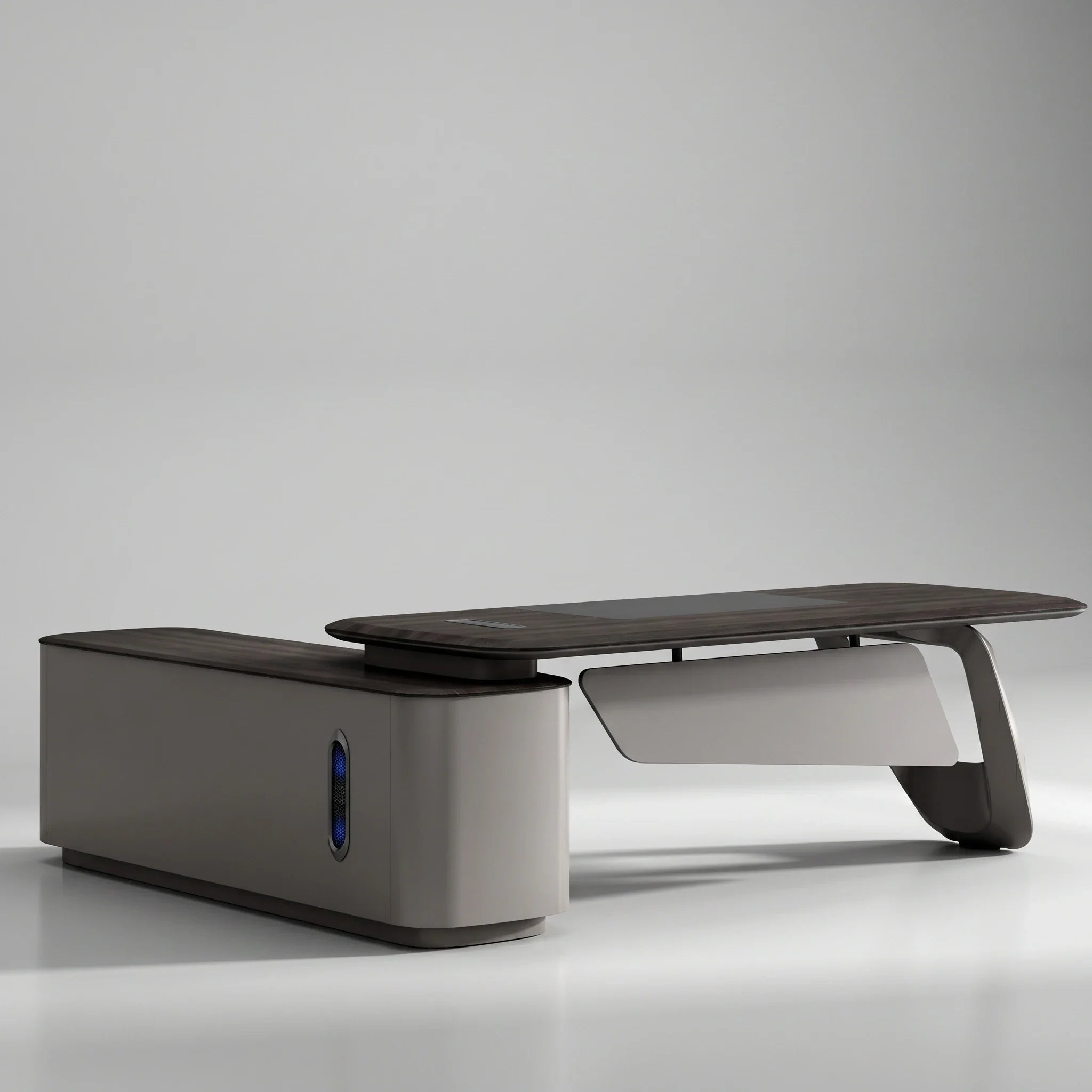 Veris · Modern L-Shaped Executive Desk