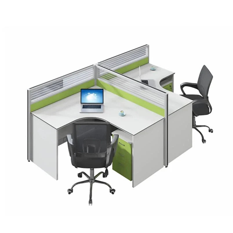 Leona · L-Shaped Cubicle Workstation