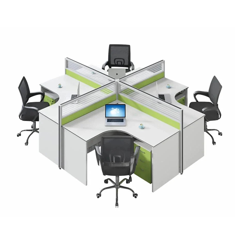 Leona · L-Shaped Cubicle Workstation