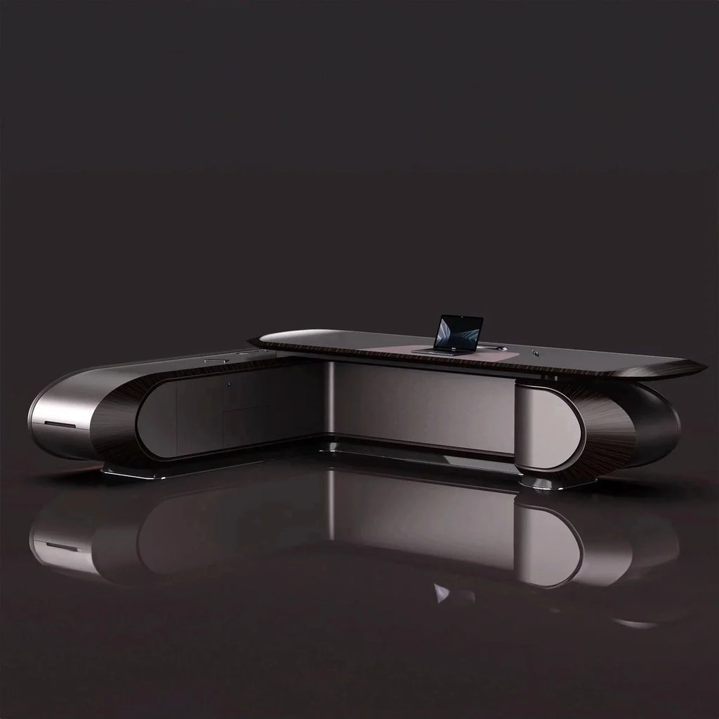 Echelon · Luxury L-Shaped Executive Desk