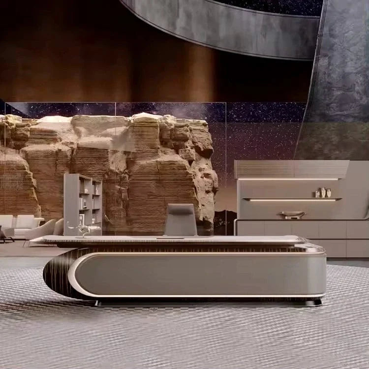 Echelon · Luxury L-Shaped Executive Desk
