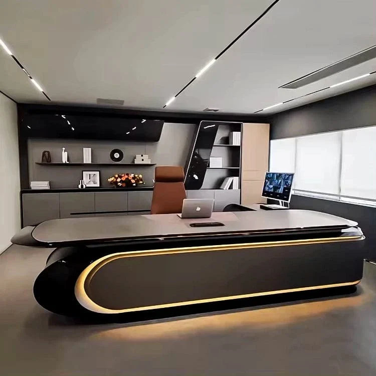 Echelon · Luxury L-Shaped Executive Desk