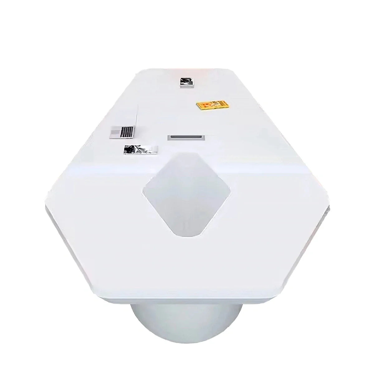 Vertix · White Conference Room Table, Tapered Hexagon