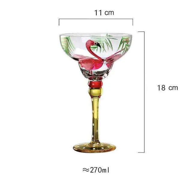 Cristal Handmade Artisan Margarita Glasses