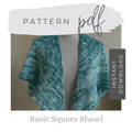 Basic Square Shawl - Digital Pattern