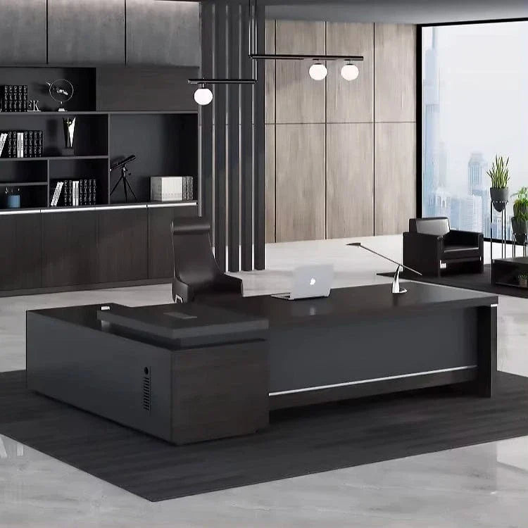 Danton · Modern L-Shaped Executive Desk