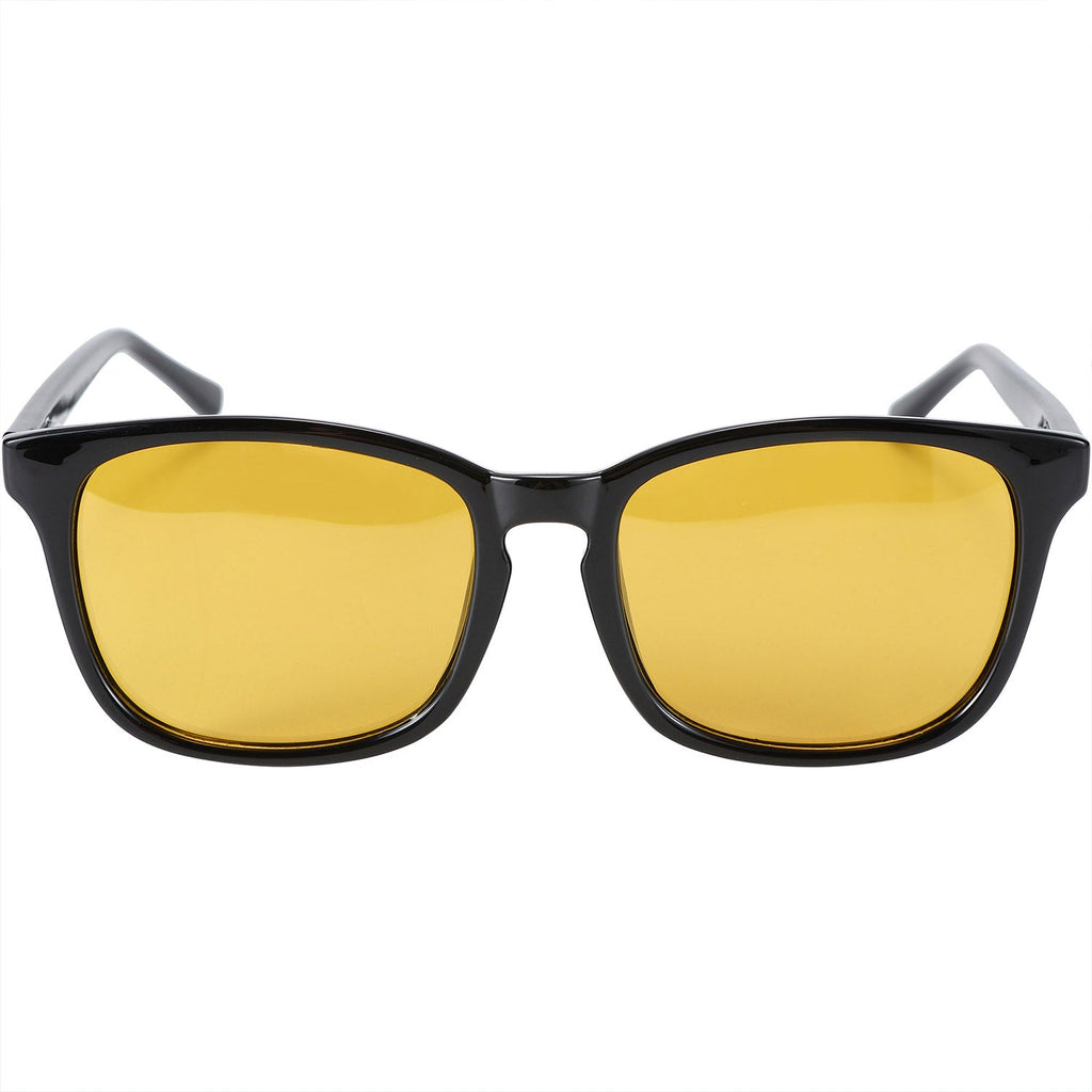 Night-time Driving Wayfarer Blue Light Blocking Glasses - Black