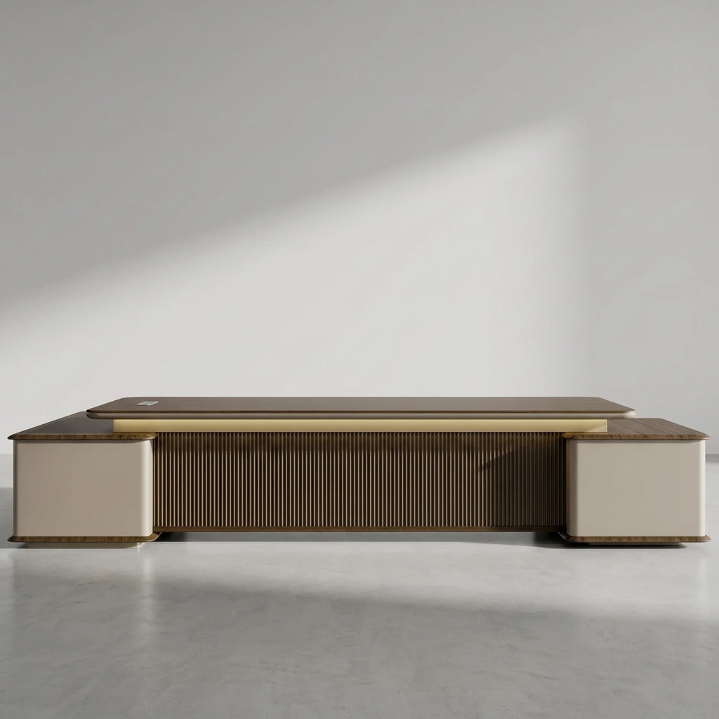 Sussex · Grand L-Shaped Executive Desk