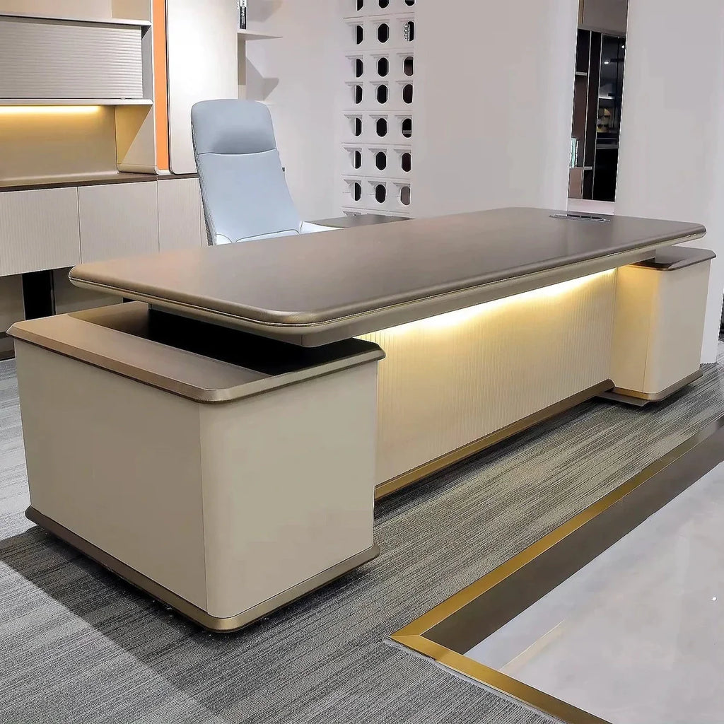 Sussex · Grand L-Shaped Executive Desk