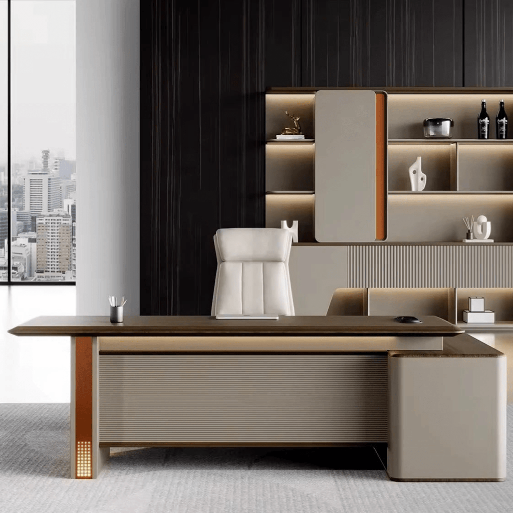 Oxley · Modern L-Shaped Executive Desk