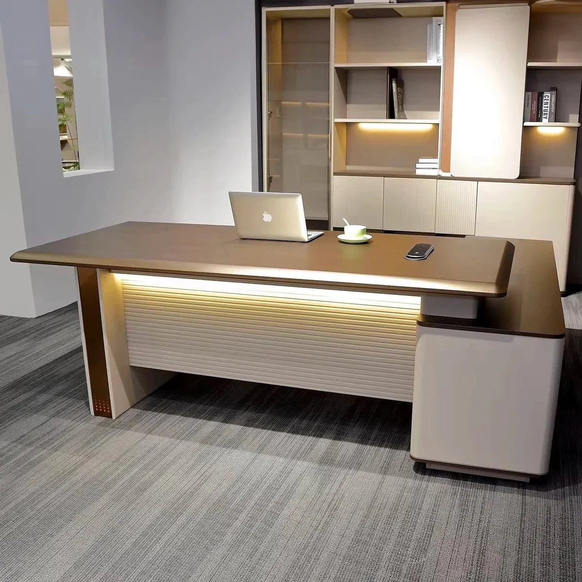 Oxley · Modern L-Shaped Executive Desk
