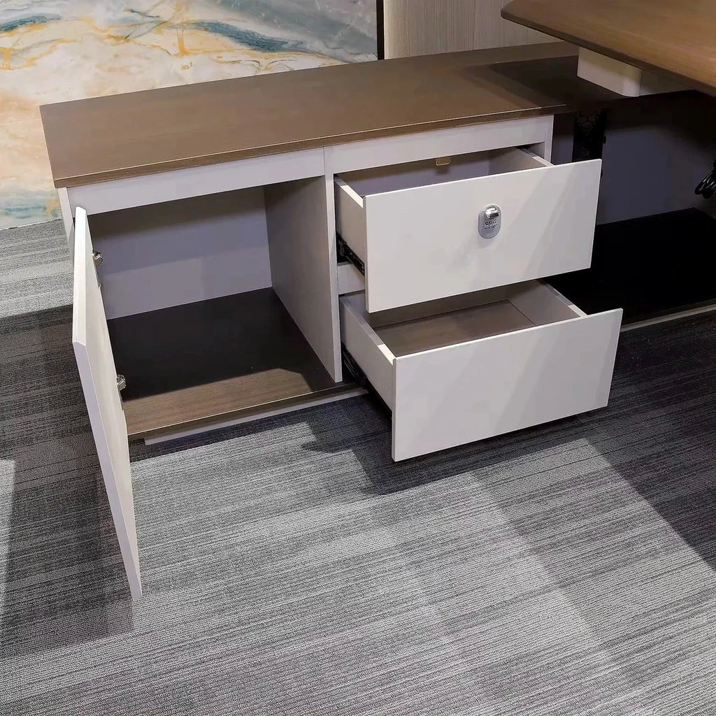 Oxley · Modern L-Shaped Executive Desk