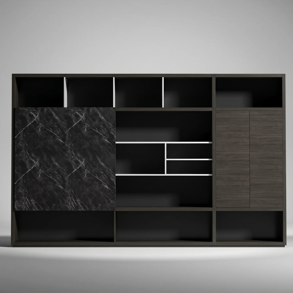 Oryn · Black Office Shelves & Storage