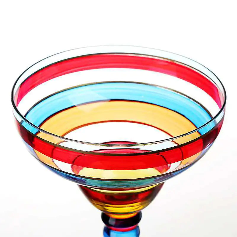 Cristal Handmade Artisan Margarita Glasses