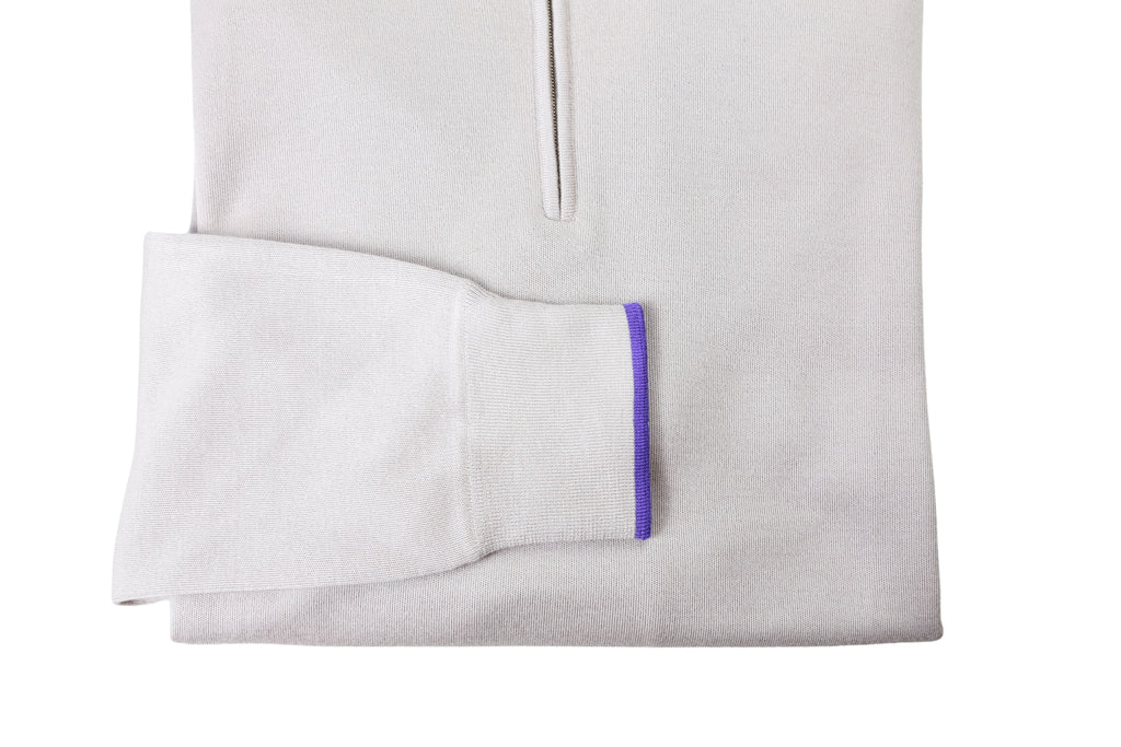 Manrico Cashmere Quarter-Zip Mock Neck Sweater