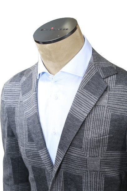 KNT by Kiton Checked Cashmere-Cotton Sport Jacket