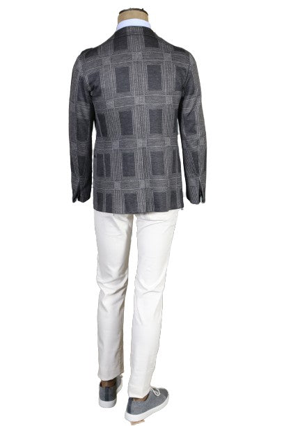 KNT by Kiton Checked Cashmere-Cotton Sport Jacket