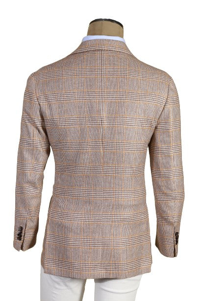 Kiton Checked Cashmere Sport Jacket