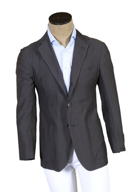 Kiton Solid Cotton-Cashmere Sport Jacket