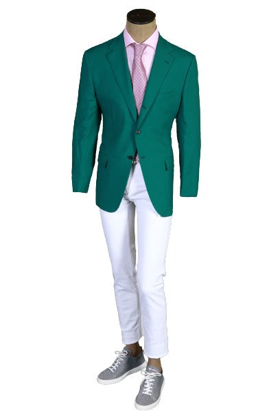 Kiton Solid Cashmere-Silk Sport Jacket