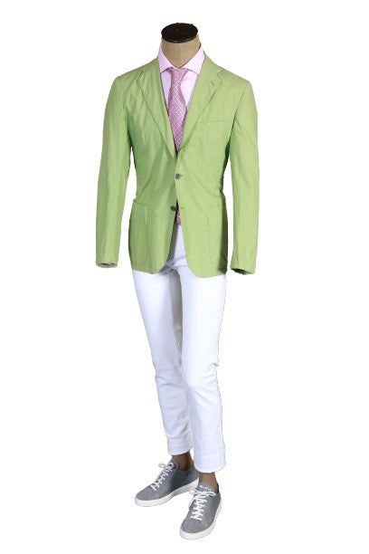 Kiton Solid Cotton Sport Jacket