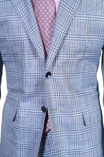 Sartorio Plaid Viscose Suit