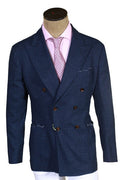 Sartorio Birdseye Virgin Wool Double Breasted Sport Jacket