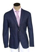 Sartorio Checked Wool-Silk Sport Jacket