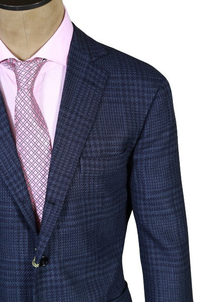 Sartorio Checked Wool-Silk Sport Jacket