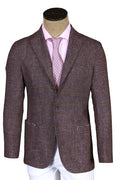 Sartorio Plaid Wool-Cotton Sport Jacket