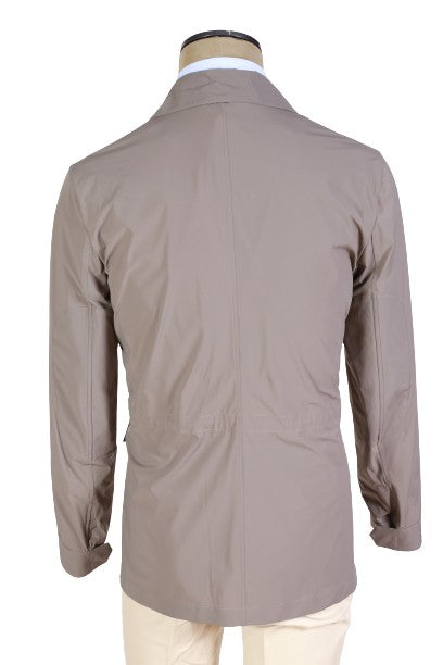 Kired by Kiton Solid Nylon Overcoat