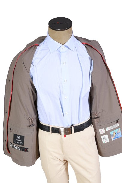 Kired by Kiton Solid Nylon Overcoat